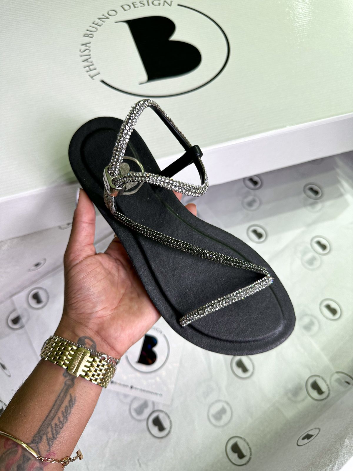 RASTEIRINHA GLITTER FLATS