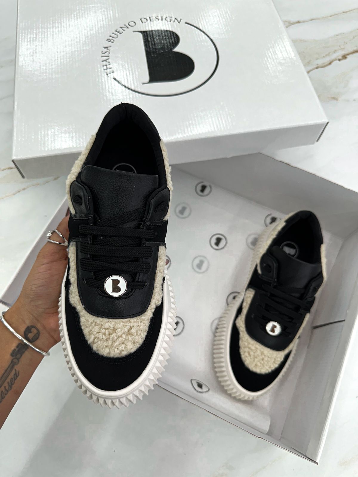 MYBUBU TNIS TEDDY BLACK