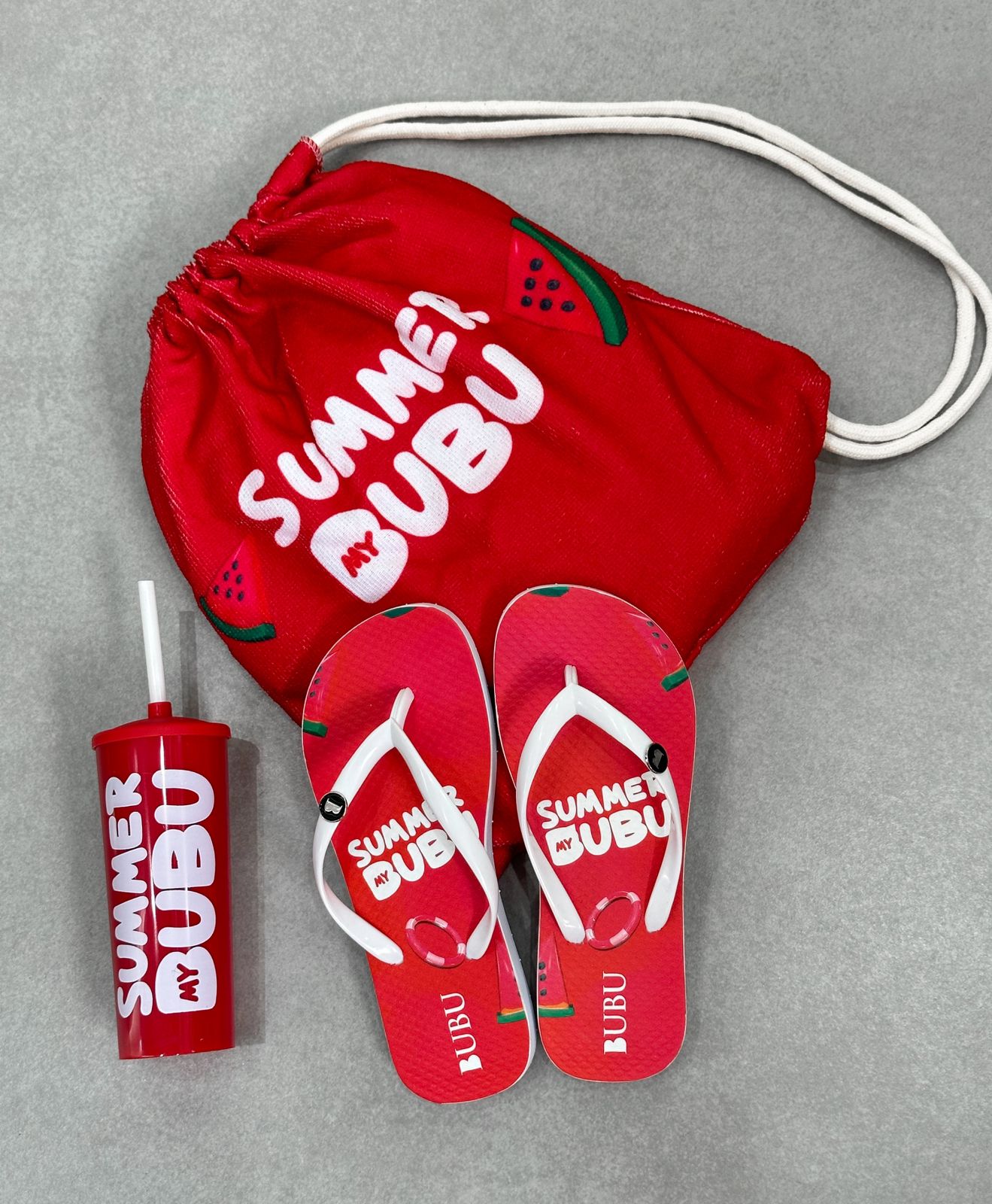 MYBUBU KIT TOALHA+COPO+CHINELO 