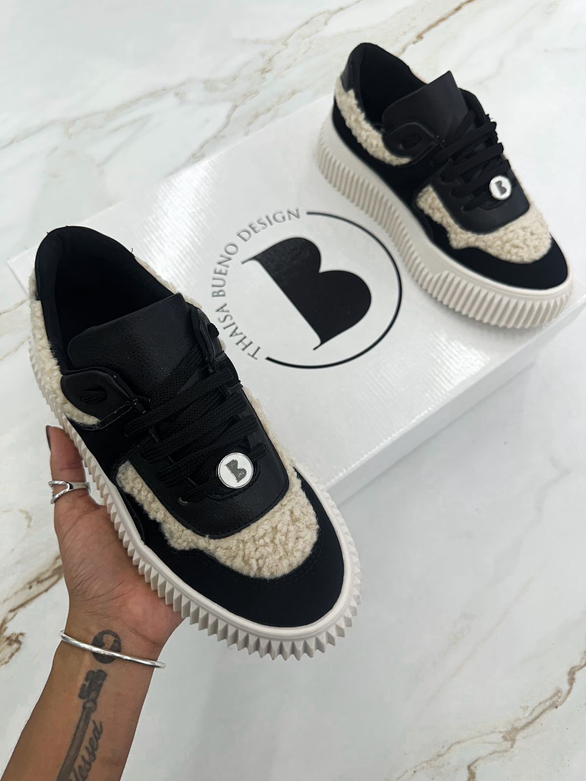 MYBUBU TNIS TEDDY BLACK