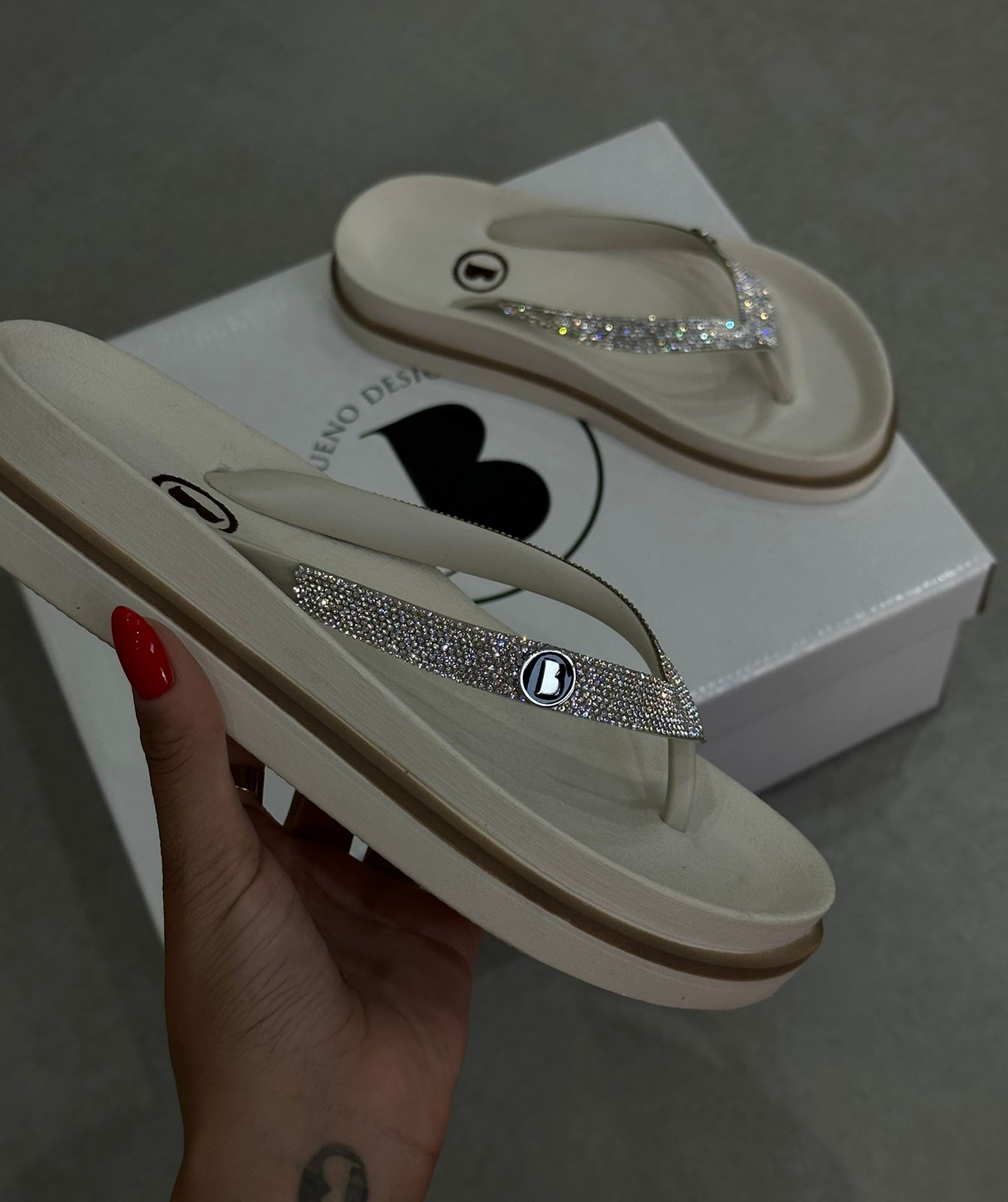 MYBUBU RASTEIRINHA FLAT COLLORS STRASS