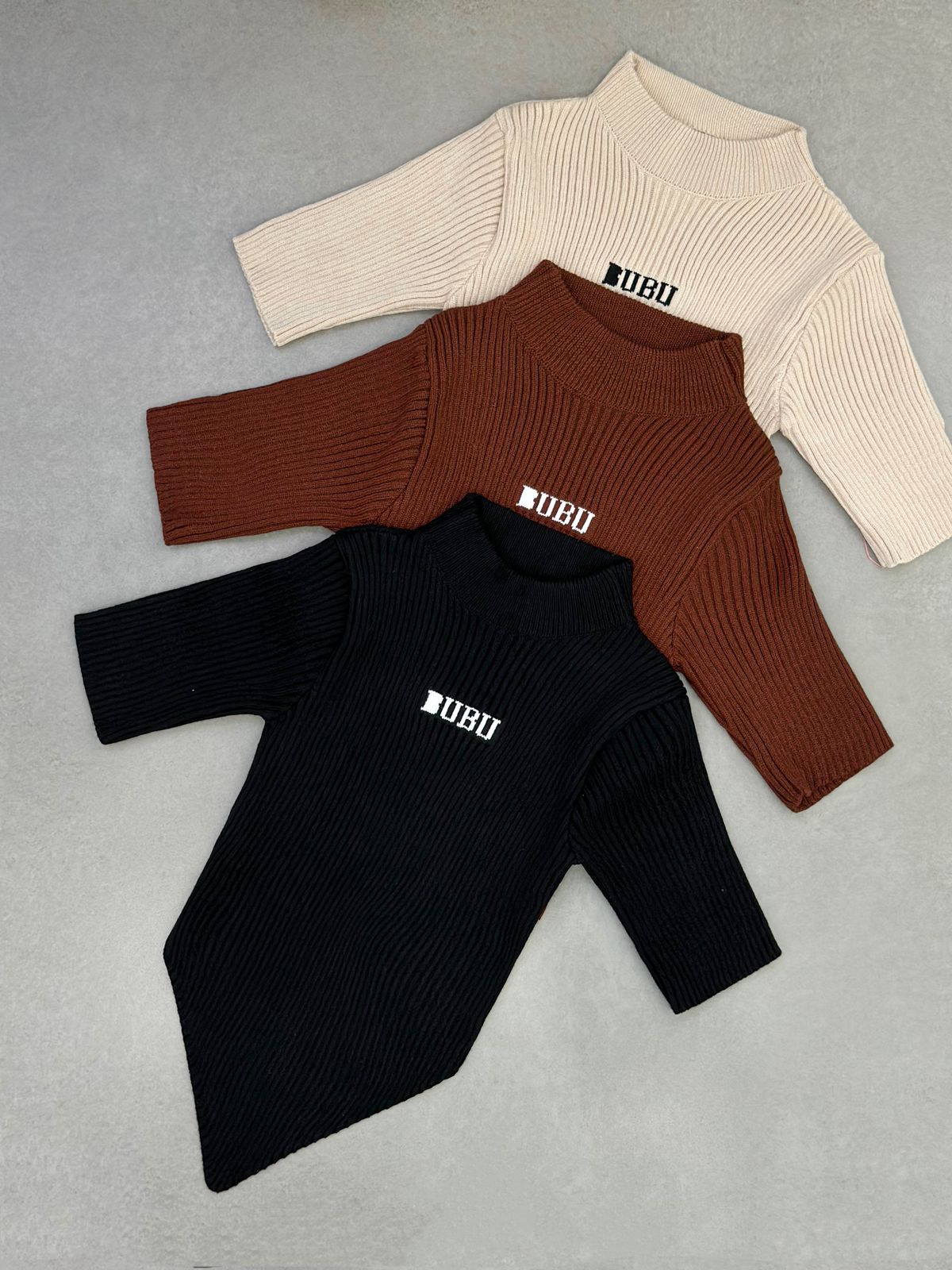 MYBUBU CROPPED TRICOT DE BICO
