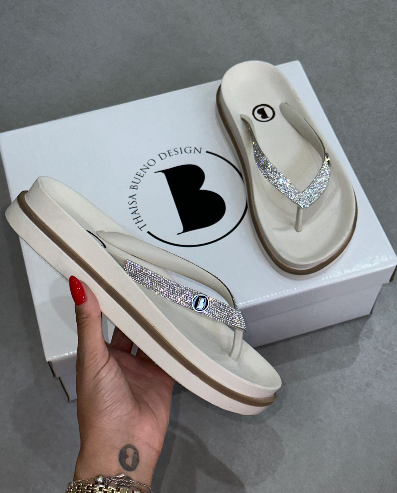 MYBUBU RASTEIRINHA FLAT COLLORS STRASS